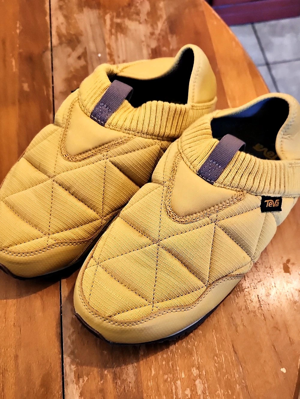 Teva ReEmber Slip-On Quilted Sneakers in Yellow